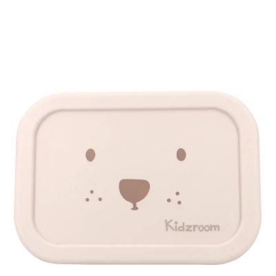 Abbildung von Kidzroom Silikon Brotdose Beary Excited, Beige