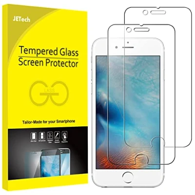 Abbildung von JETech Schutzfolie Kompatibel mit iPhone 6s Plus und 6 Plus, Gehärtetem Glas, 2 Stück
