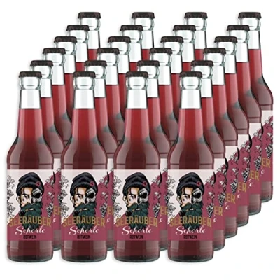 Abbildung von Weinschorle Seeräuber Rotwein 0,33l Flasche (24)