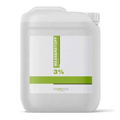 Abbildung von Wasserstoffperoxid Made in Germany Oxydant, Hydrogen Peroxid, Entwickler Wasserstoffperoxyd Blondierung, Blondiermittel, Bleichmittel (3 Prozent, 5 Liter)