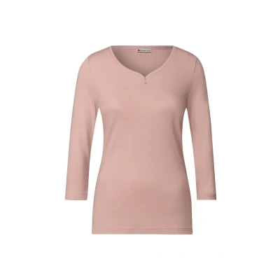 Abbildung von Street One Langarmshirt, Damen, Größe: 38, Rosa