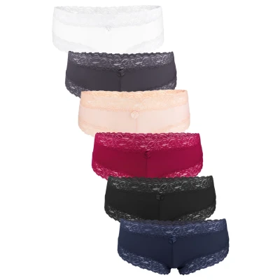 Abbildung von Fabio Farini 6ERPACK Panties, Damen, Größe: 44, Multifarb set