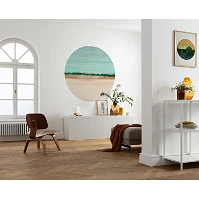 Abbildung von Komar Fototapete &quot;Beachside&quot;, 125x125 cm (Breite x Höhe), rund und selbstklebend