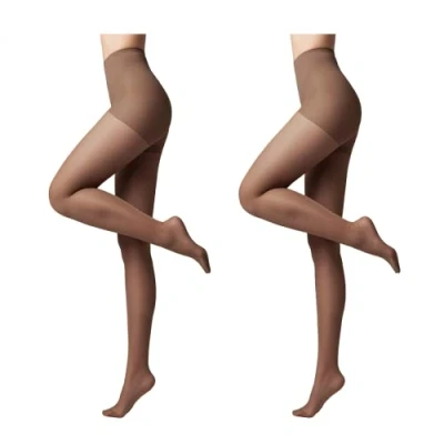 Abbildung von Conte elegant modellierende Damenstrumpfhose 2er Pack ACTIVE 20 DEN Stimuliert die Blutzirkulation formende Feinstrumpfhose Damen Strumpfhose Farbe Shade Größe 4