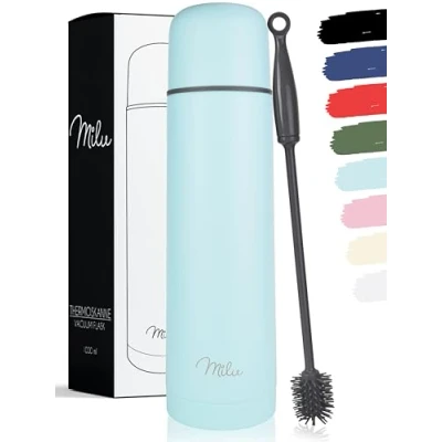 Abbildung von Milu Thermoskanne, Edelstahl Hellblau, 750ml, 1 von FROG.coffee