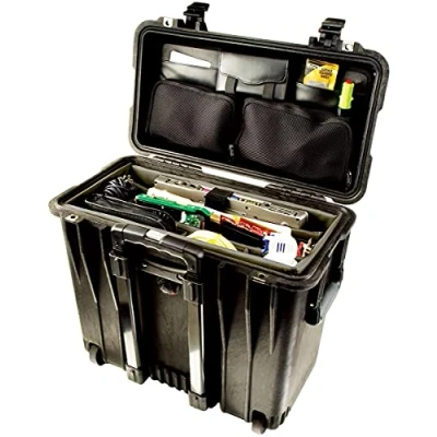 Abbildung von Peli 1446 Set Bürotrennwände und Deckeleinteilungssystem, Original Protector Case Zubehör, Kompatibel mit: 1440, Farbe: Schwarz
