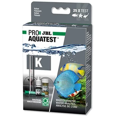 Abbildung von JBL GmbH &amp; Co. KG Aquarium Wassertest PROAQUATEST K Kalium Schnelltest Kaliumgehalts Süßwasser Aquarien,
