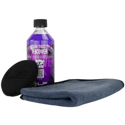 Abbildung von ADVANTUSE Liquid Elements Recover Reifengel Tire Dressing Reifenpflege Reifenglanzmittel Set mit Zubehör 500ml