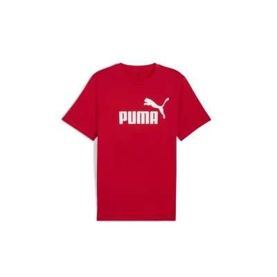 Abbildung von Puma LOGO Tshirt print, Herren, Größe: XS, For all time red