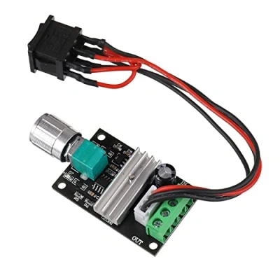 Abbildung von BOJACK 6V 12V 24V 28V 3A 80W DC Motordrehzahlregler (PWM) Geschwindigkeit einstellbarer Umschalter 1203BB MotortreibeRückwärtsfahren