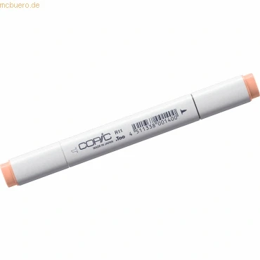 Abbildung von COPIC Classic Marker Typ R 11, Pale Cherry Pink, professioneller Layoutmarker, mit einer breiten und feinen Spitze