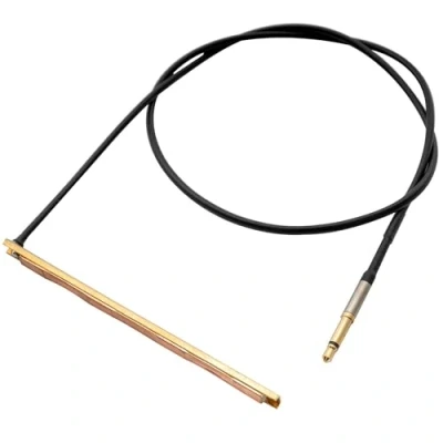 Abbildung von Artec PG437 Transducer Keramik Piezo Tonabnehmer Pickup für 4 Saiter Akustik Bass, 57mm x 4,3mm