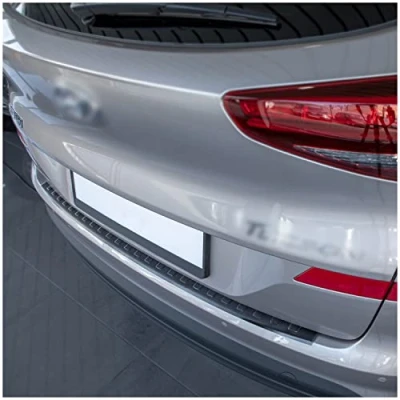 Abbildung von tuning art L366 Edelstahl Ladekantenschutz passend für Hyundai Tucson 2 2018 2020, Farbe:Anthrazit