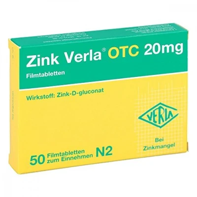 Abbildung von ZINK Verla OTC 20 mg Filmtabletten 50 St