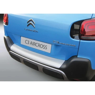 Abbildung von RGM ABS Heckstoßstangenschutz kompatibel mit Citroën C3 Aircross 2017 Schwarz