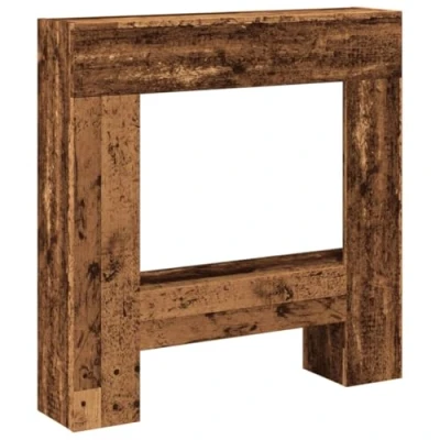 Abbildung von vidaXL Kaminumrandung Altholz Optik 81x18x82 cm Holzwerkstoff