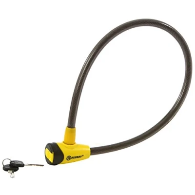 Abbildung von Auvray CAK650AUV05 Fahrradschlösser, L : 650 mm Durchmesser 5 mm, Gelb