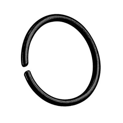Abbildung von Taffstyle Nasenpiercing piercing Septum Ring Tragus Helix Ohr Lippen Intim, Universal Continuous biegbarer Fake Hoop Nase Lippe Nasenring