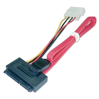 Abbildung von LINDY 0,3 m SATA Kabel Kombinierter Daten &amp; Power, interne, 33364