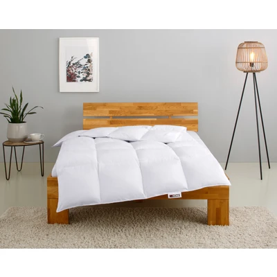 Abbildung von my home Federbettdecke &quot;RINA, Bettdecke in 135x200 cm &amp; 155x220 cm, Made Germany&quot;, warm, Füllung 70% Federn 30% Daunen, Bezug Baumwolle, (1 St.), Bettdecken, Sommer, Winter, Decke, Germany