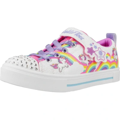 Abbildung von Skechers Twinkle Sparks Sneaker low white/multicoloured für Kinder, Größe: 35, White/multi coloured Schuhe