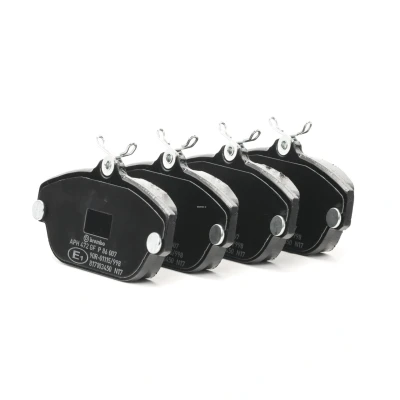 Abbildung von BREMBO P 86 007 Bremsbelagsatz exkl. Verschleißwarnkontakt ohne Zubehör VOLVO: 960 II Kombi, Limousine, S90