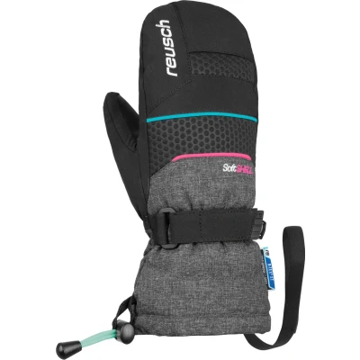 Abbildung von Reusch Connor RTEX XT Fingerhandschuh für Kinder, Größe: 5, blck mel knouck pink