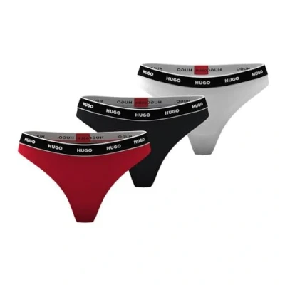 Abbildung von Hugo Damen Triplet Thong Stripe, Black2, M EU