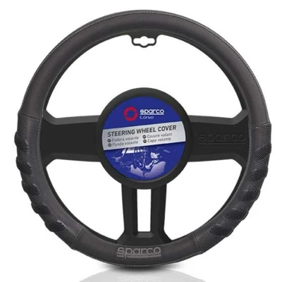 Abbildung von SPARCO S101 INTL SPCS101GR Lenkradbezug schwarz/grau 37 38cm PVC elastisch