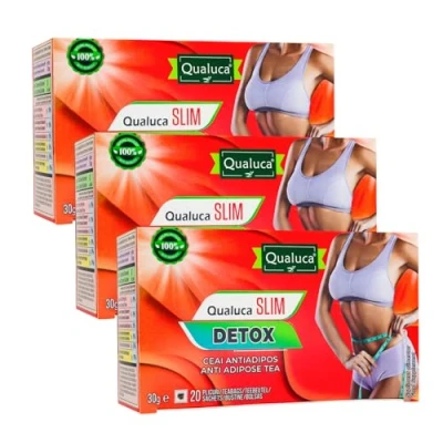 Abbildung von Qualuca, Detox Komplex 21 Tage Tee 3er Set 60 Teebeutel