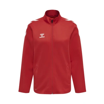 Abbildung von Hummel HML CORE XK POLY Trainingsjacke, Damen, Größe: XXL, True red