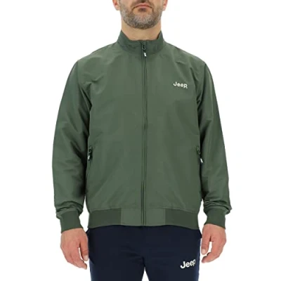 Abbildung von JEEP O102713 M504 J HERREN LEICHT BOMBER JACKE Stickerei J23S Almond/Rifle Green XXL