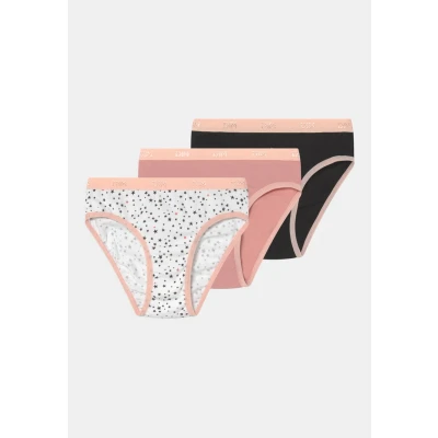 Abbildung von DIM LES Pocket Brief 3 PACK Slip für Kinder, Größe: 152, Black/pink