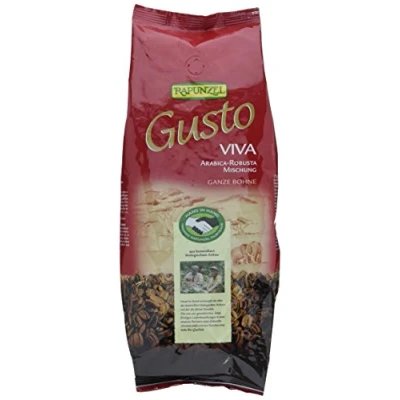 Abbildung von Rapunzel Gusto Viva ganze Bohnen HIH, 1er Pack (1 x 1 kg) Bio