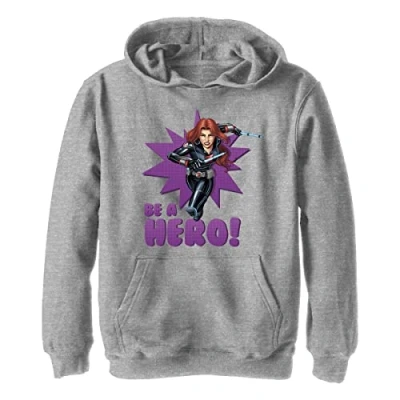 Abbildung von Marvel Jungen Klassisch Sei ein Held Hoodie, Athletisch Heather, S