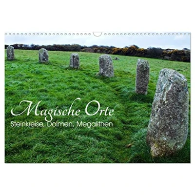 Abbildung von Magische Orte Steinkreise, Dolmen, Megalithen (Wandkalender 2025 DIN A3 quer), CALVENDO Monatskalender