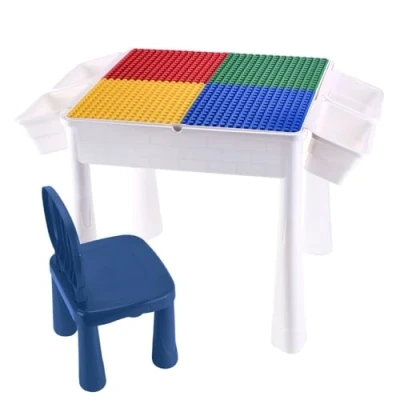 Abbildung von Bau und Spieltisch Sascha inklusive Stuhl Mal Wasserspieltisch