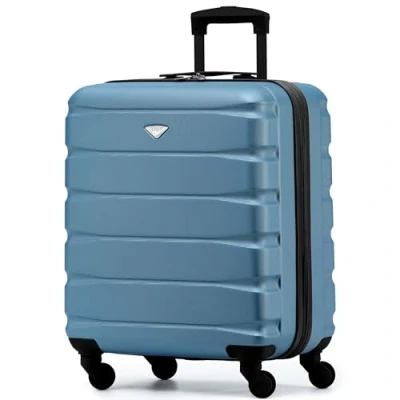 Abbildung von Flight Knight Leichte 4 Rad ABS Hartschalenkoffer, Handgepack, zugelassen fur Fluggesellschaften, einschließlich British Airways, und maximale große easyJet, Handgepacktasche 56x45x25 cm