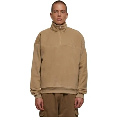 Abbildung von Urban Classics Basic Polar Fleecepullover, Herren, Größe: 4XL, Warmsand