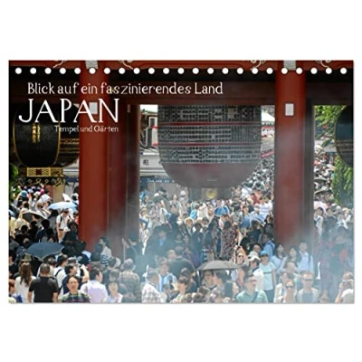 Abbildung von Blick auf ein faszinierendes Land Japan 2025 (Tischkalender DIN A5 quer), CALVENDO Monatskalender