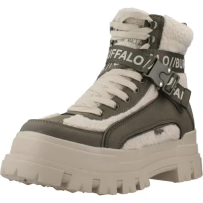 Abbildung von Buffalo Aspha COM1 WARM Snowboot/Winterstiefel, Damen, Größe: 37, Khaki/cream Schuhe