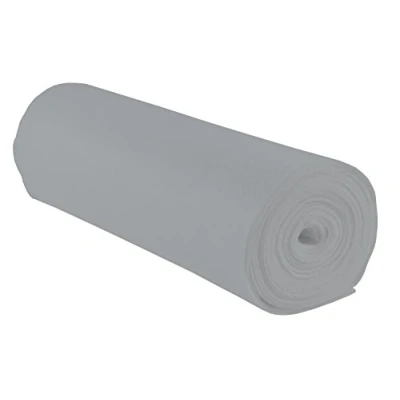 Abbildung von folia 520080 Bastelfilz, mit feiner Wollqualität, 1 Rolle ca. 45 cm x 5 m, hellgrau, klebefleckenfreie Verarbeitung ideal für vielfältige Bastelarbeiten
