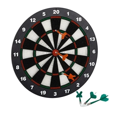 Abbildung von relaxdays Dartscheibe Soft Darts 42 cm