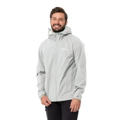 Abbildung von Jack Wolfskin Elsberg Outdoorjacke, Herren, Größe: XL, Cool grey