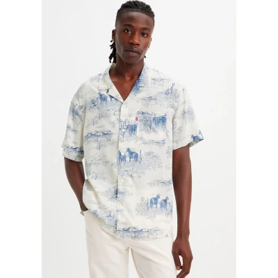Abbildung von Levi&#039;s THE Sunset CAMP Shirt Hemd, Herren, Größe: XL, Western toile vintage indigo