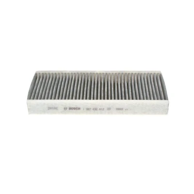 Abbildung von BOSCH 1 987 432 412 Innenraumfilter Aktivkohlefilter 314 152 40 PEUGEOT: 407 SW, Limousine, Coupe, CITROËN: C5 II Schrägheck, C6 Limousine