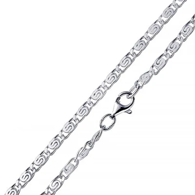 Abbildung von Materia Panzerkette S 3mm diamantiert K45, aus 925 Sterling Silber