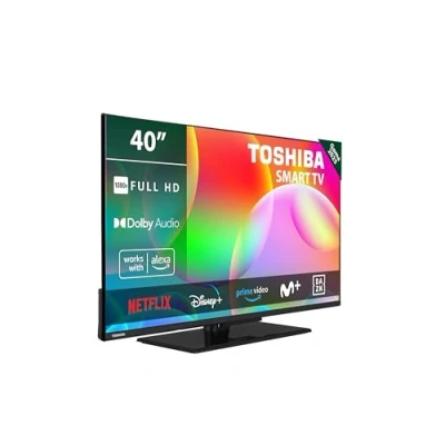 Abbildung von Toshiba 40LV3563DG Smart TV, 101,6 cm (40 Zoll), Full HD Auflösung (1920 x 1080), HDR, Central Sockel, kompatibel mit Alexa, WiFi