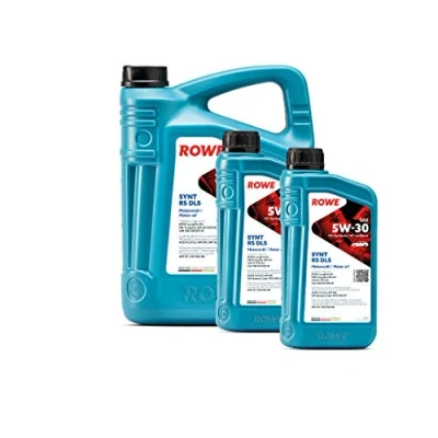 Abbildung von ROWE 5 + 2 Liter HIGHTEC SYNT RS DLS SAE 5W 30 Motorenöl PKW Motoröl für Modelle mit Abgasnachbehandlung und Turboaufladung