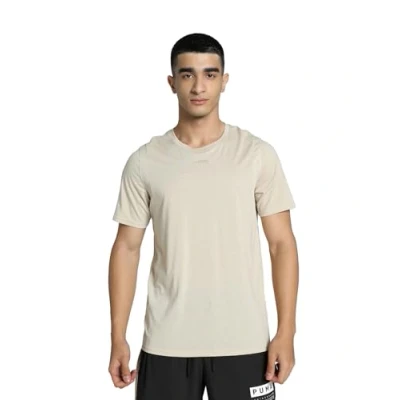 Abbildung von Puma FIT Triblend Ultrabreathe Tshirt basic, Herren, Größe: Medium, Putty